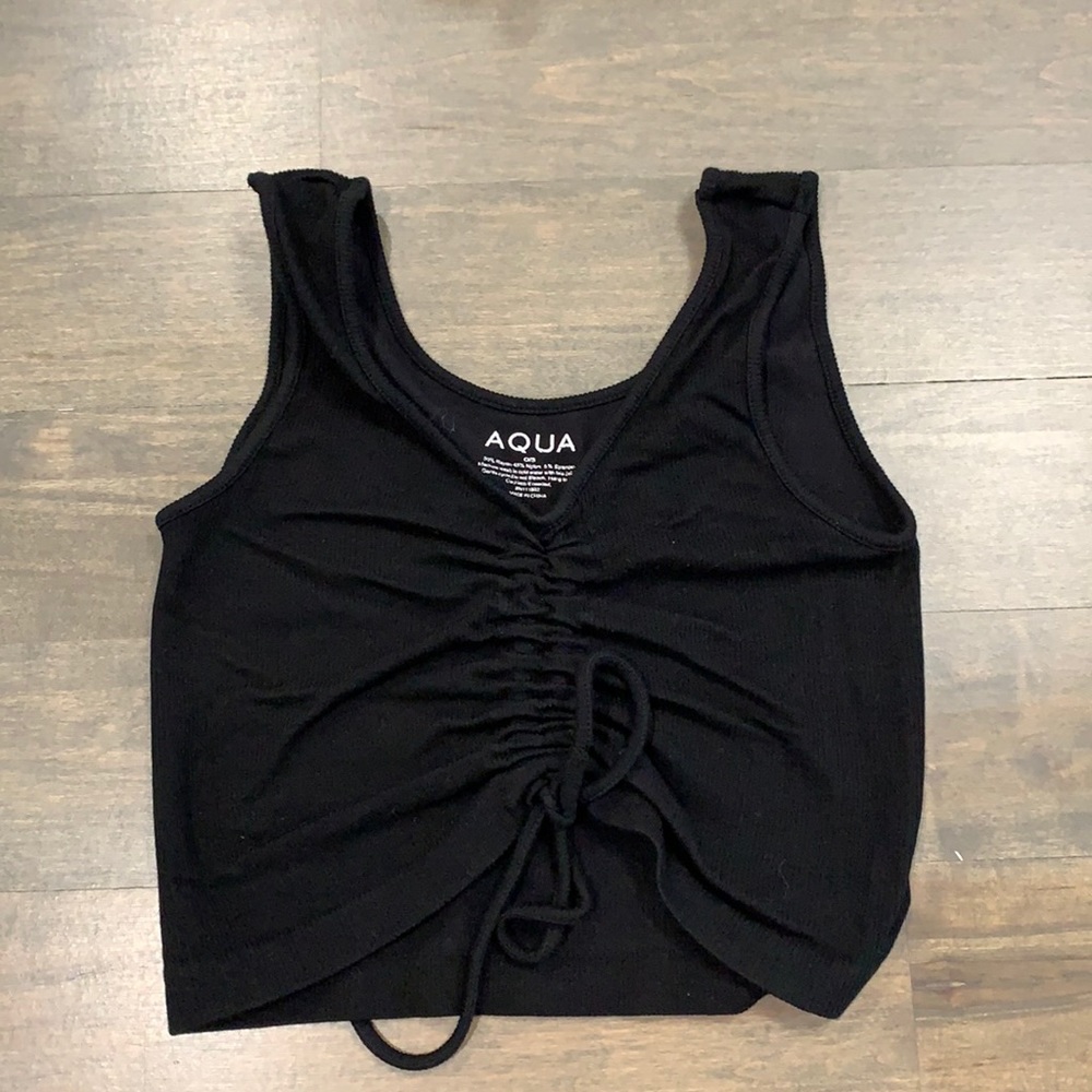 Aqua crop top